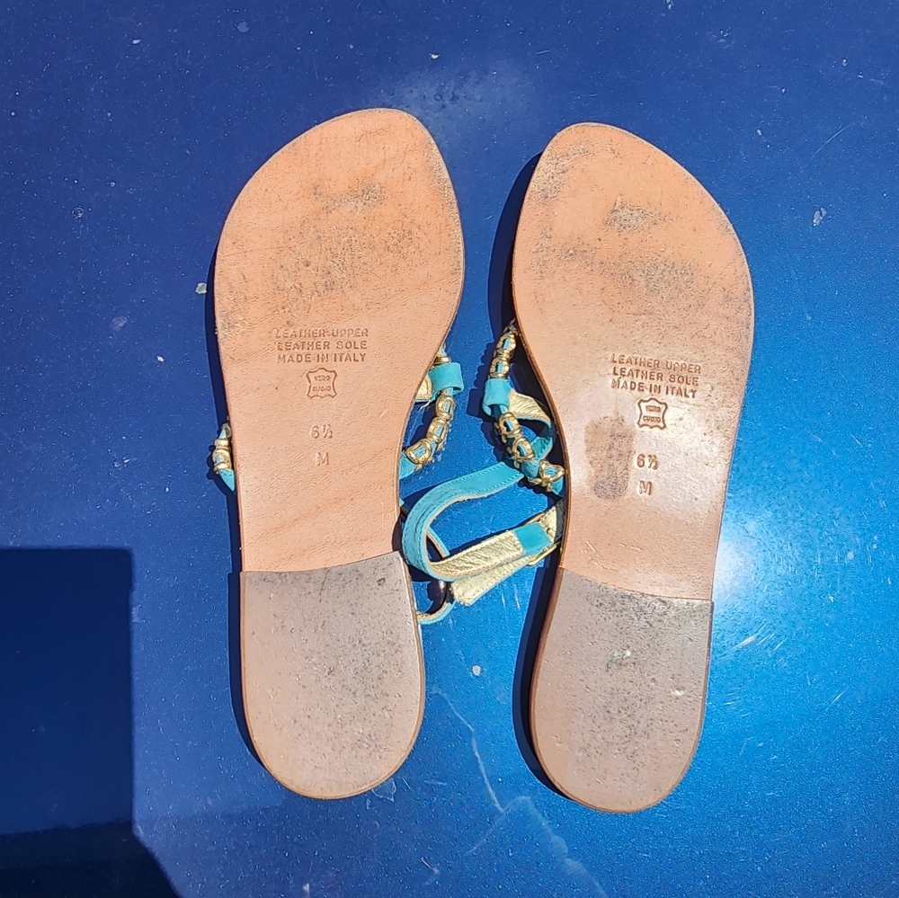 Mario Caponi - Sandal Italian made size women size 6.5 - Picture 6 of 6